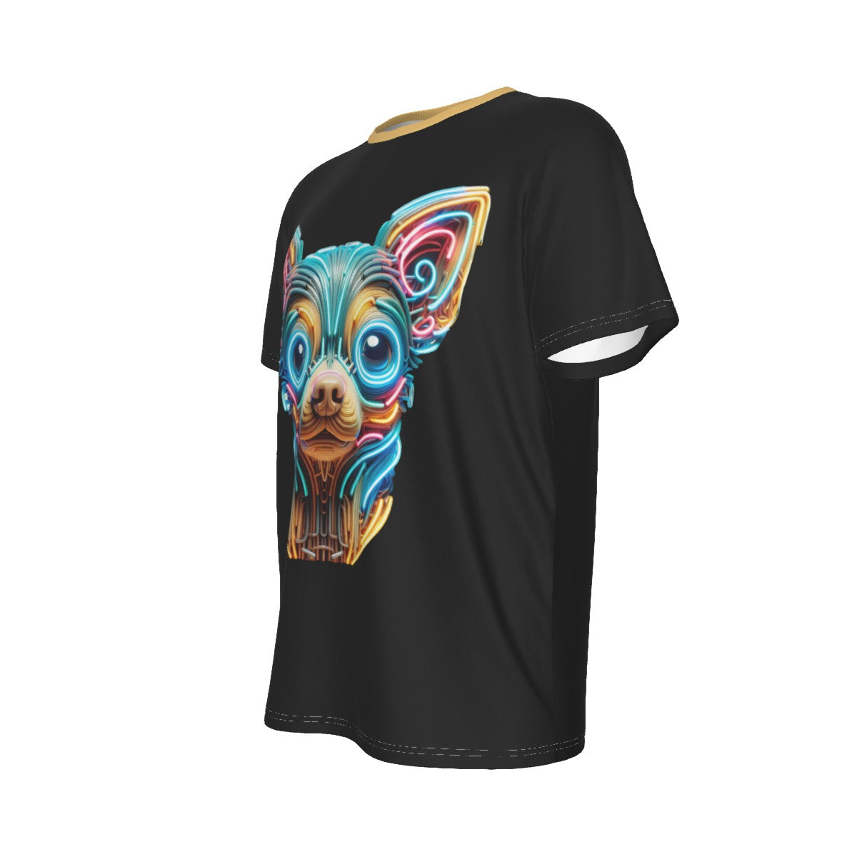 All-Over Print Men's O-Neck Sports T-Shirt