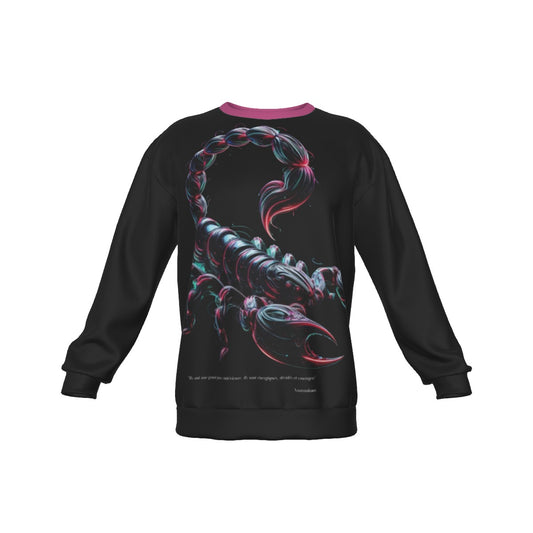Sudadera Unisex Cuello Redondo Zodiaco Escorpión