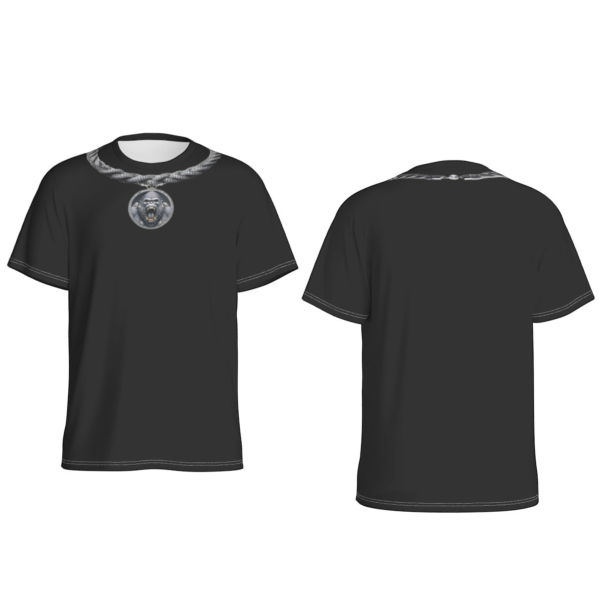 Playera de Cuello Redondo Gorila1 Cadenas