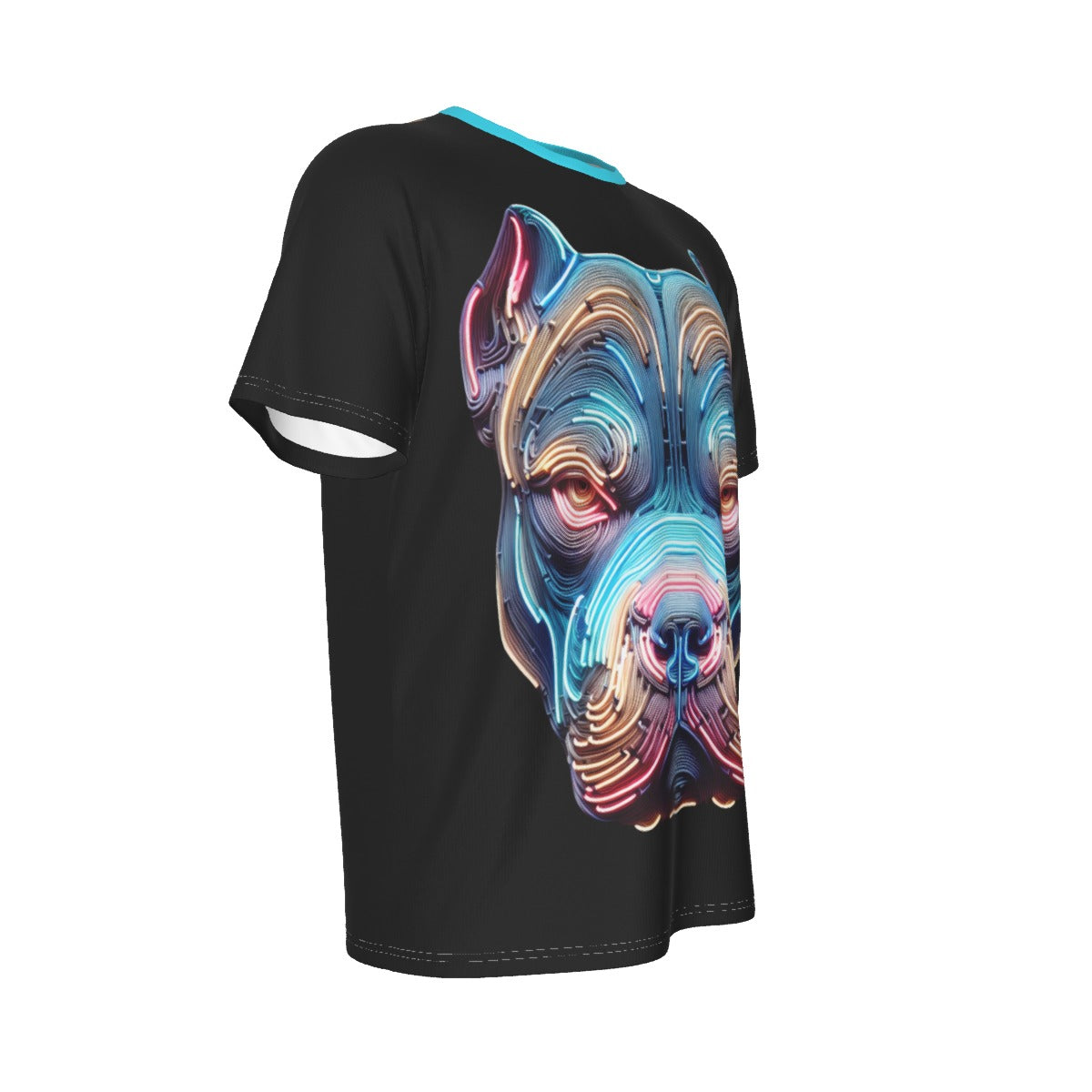 All-Over Print Men's O-Neck Sports T-Shirt