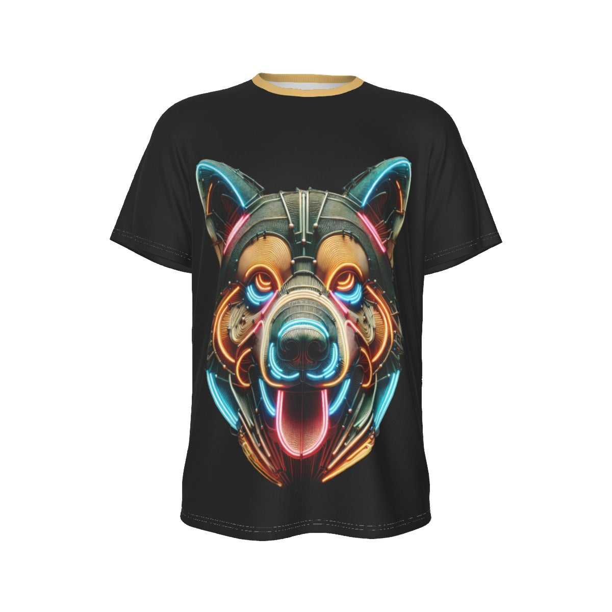 All-Over Print Men's O-Neck Sports T-Shirt
