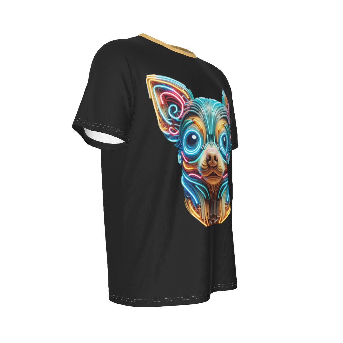 All-Over Print Men's O-Neck Sports T-Shirt