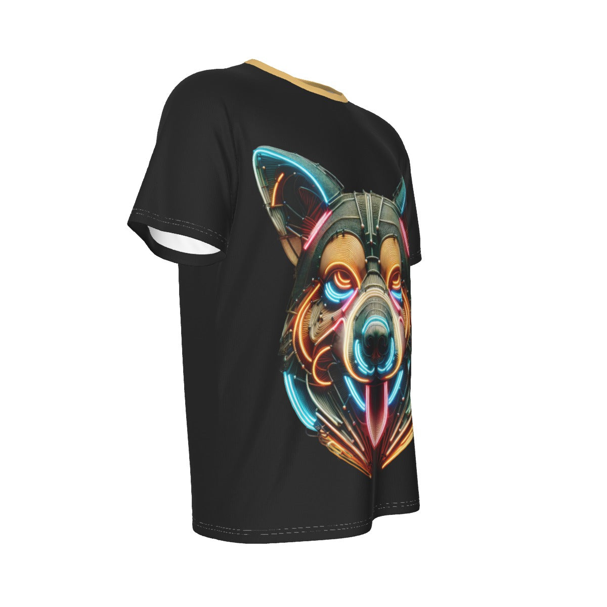 All-Over Print Men's O-Neck Sports T-Shirt