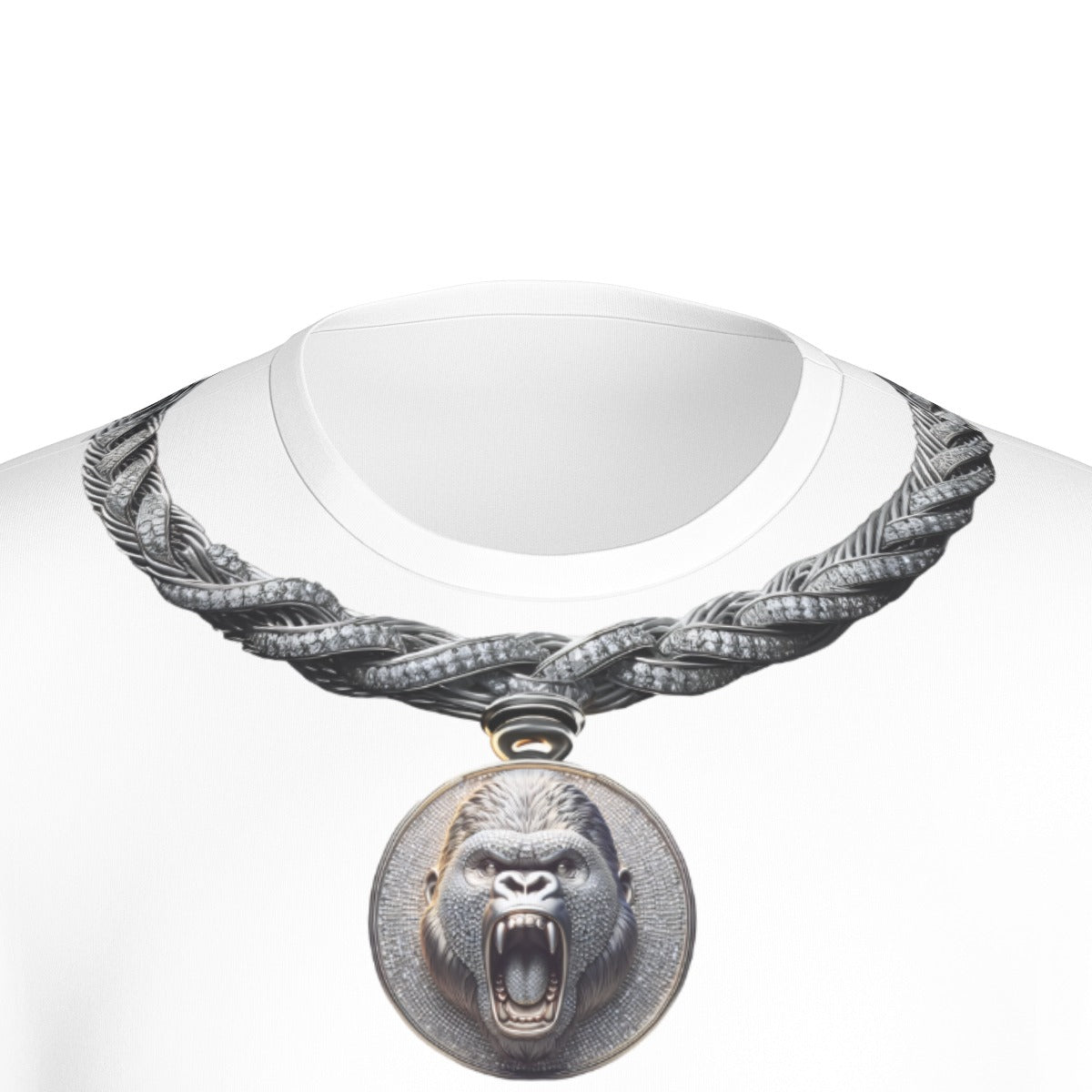 Playera de Cuello Redondo Gorila2 Cadenas