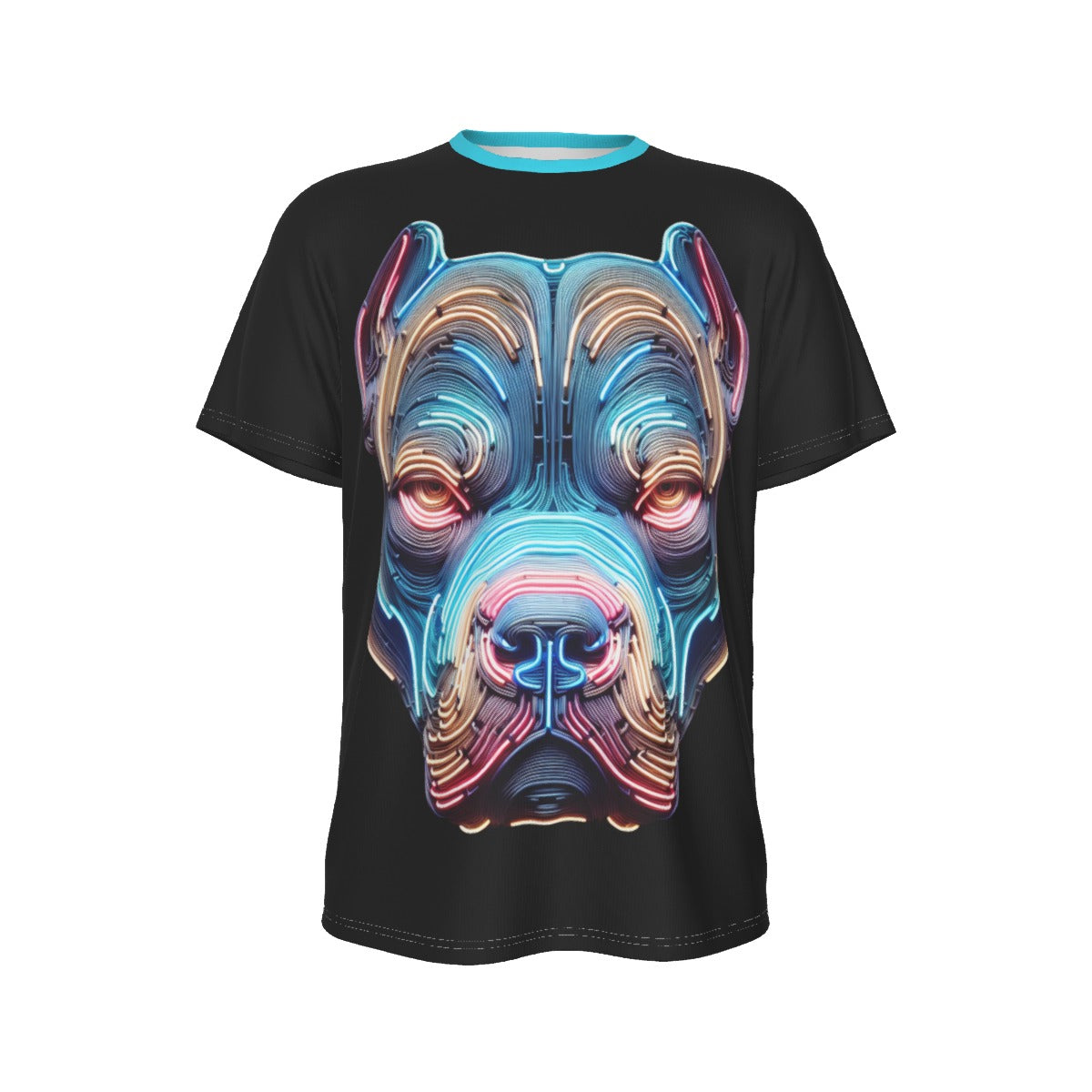 All-Over Print Men's O-Neck Sports T-Shirt