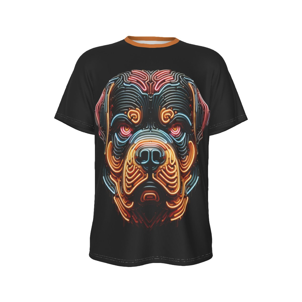 All-Over Print Men's O-Neck Sports T-Shirt