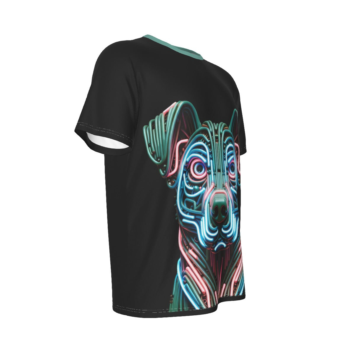 All-Over Print Men's O-Neck Sports T-Shirt