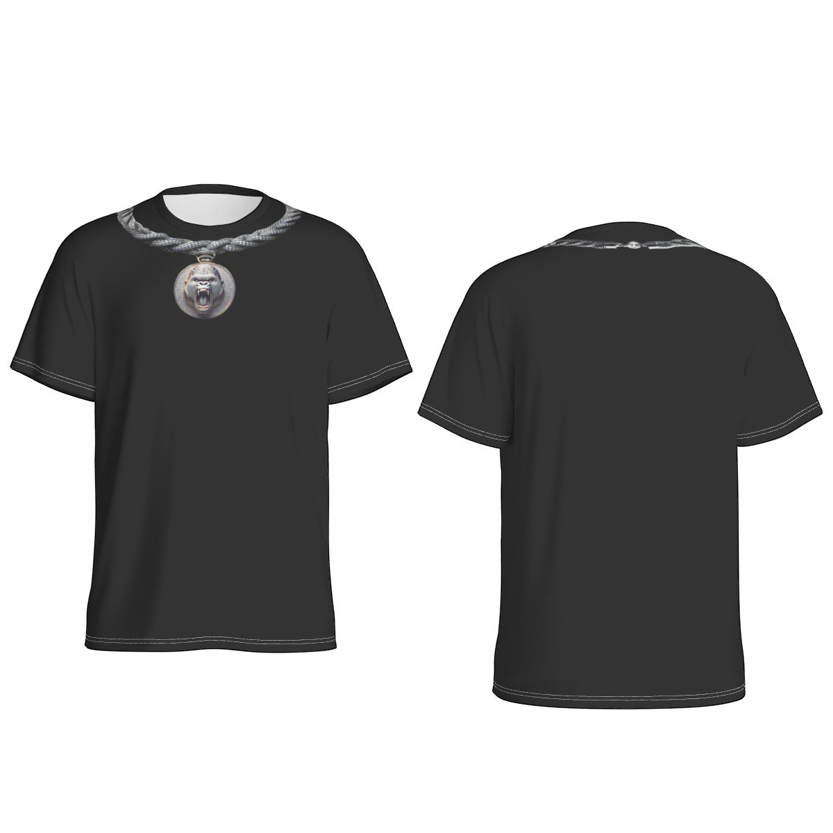 Playera de Cuello Redondo Gorila2 Cadenas
