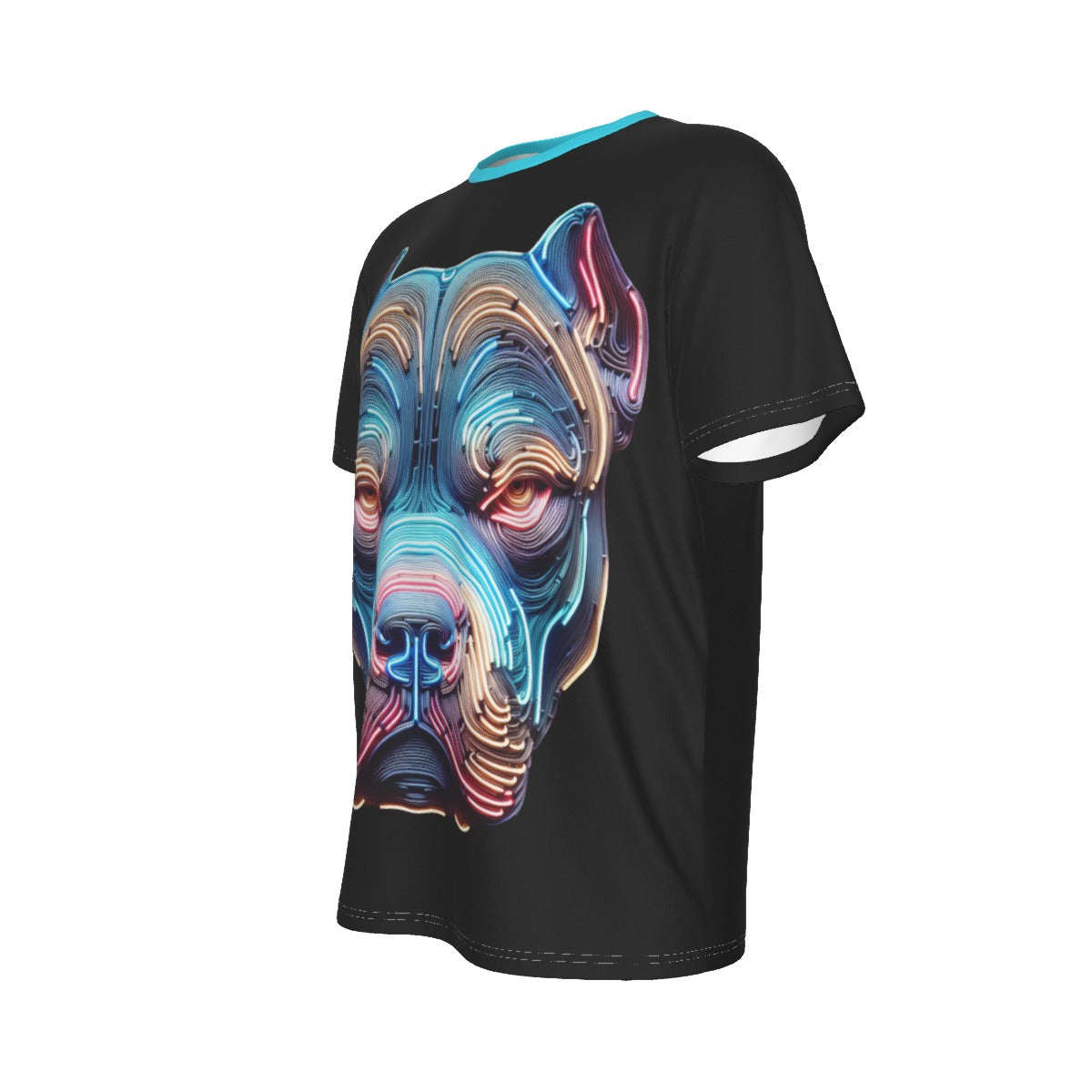 All-Over Print Men's O-Neck Sports T-Shirt
