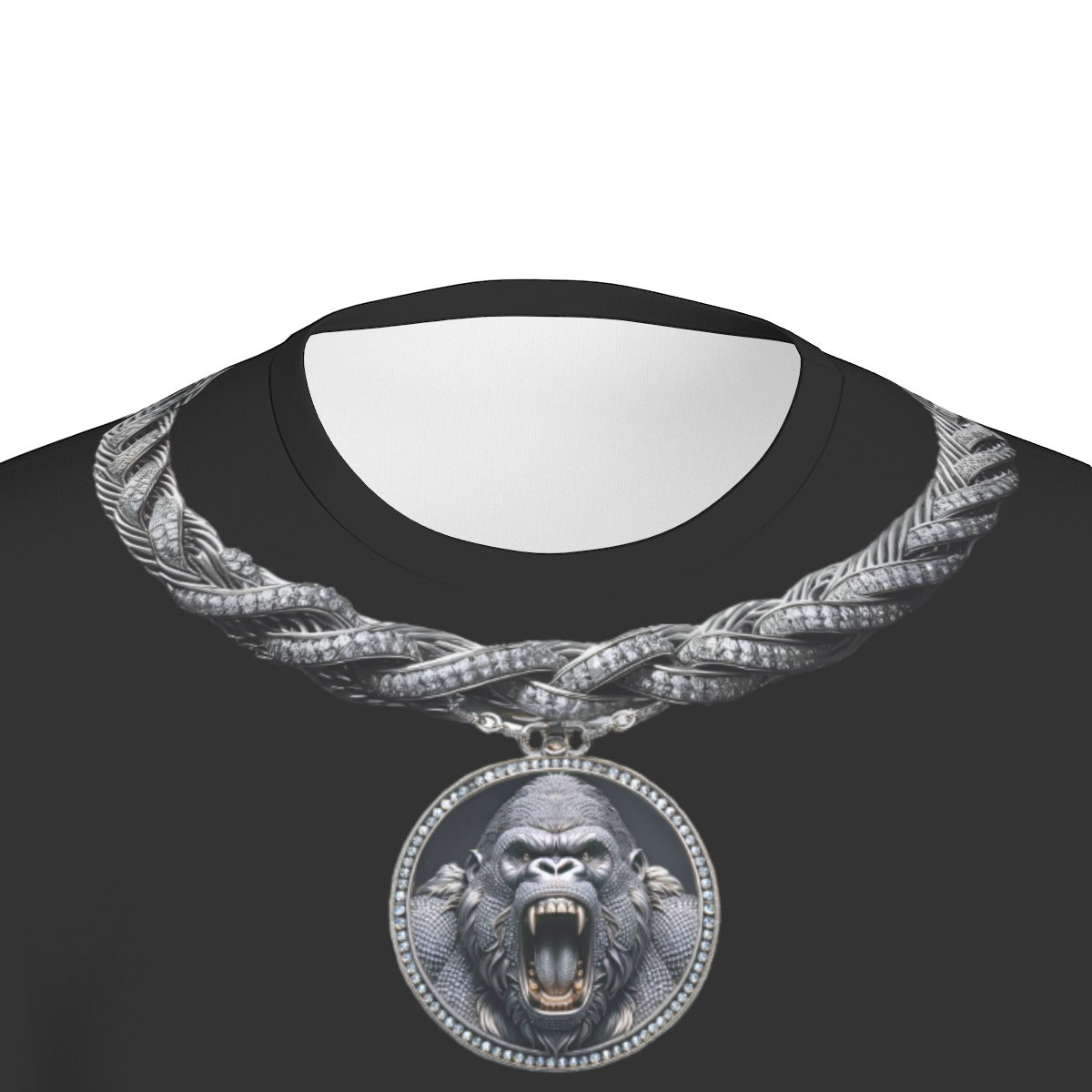 Playera de Cuello Redondo Gorila1 Cadenas