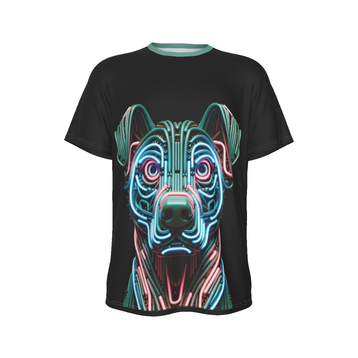 All-Over Print Men's O-Neck Sports T-Shirt