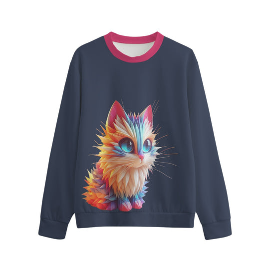 Sudadera Unisex Cuello Redondo Gatos