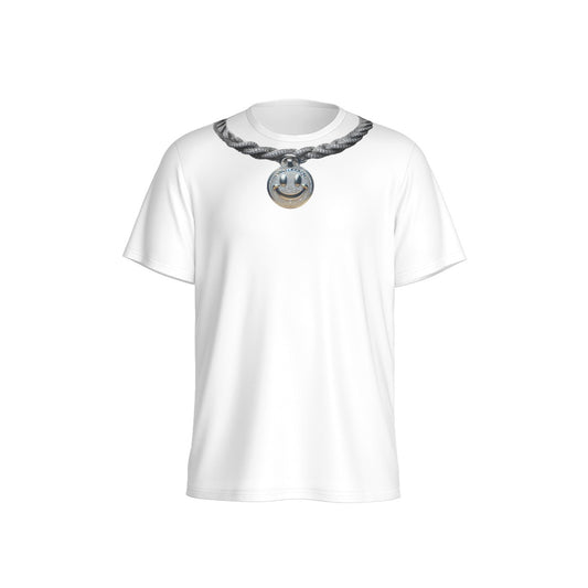 Playera de Cuello Redondo Smiley Silver Cadenas