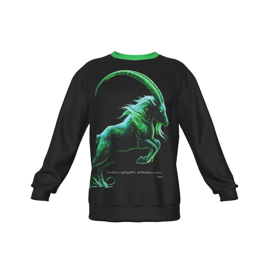 Sudadera Unisex Cuello Redondo Zodiaco Capricornio