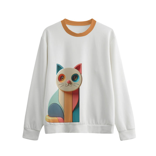 Sudadera Unisex Cuello Redondo Gatos