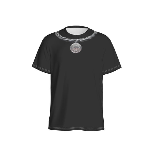 Playera de Cuello Redondo Medallon Cadenas