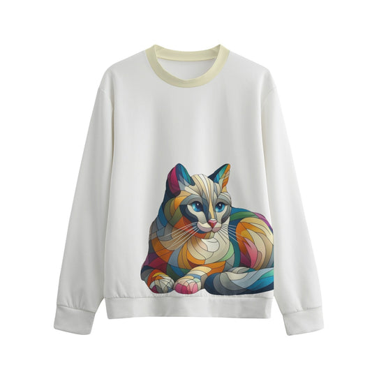 Sudadera Unisex Cuello Redondo Gatos