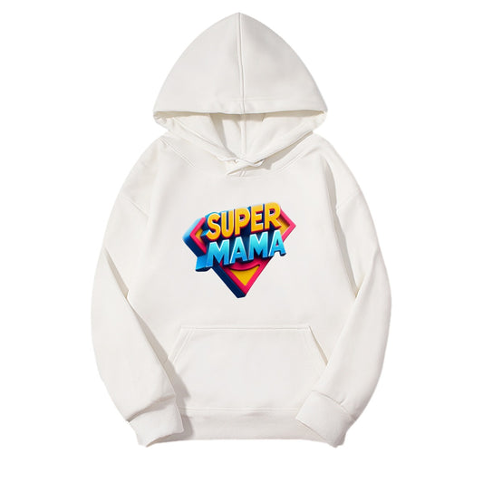 Sudadera tipo Hoodie Super Mamá