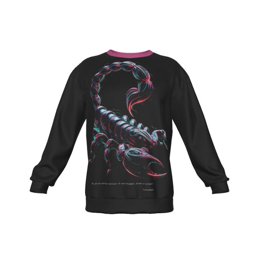 Sudadera Unisex Cuello Redondo Zodiaco Escorpión