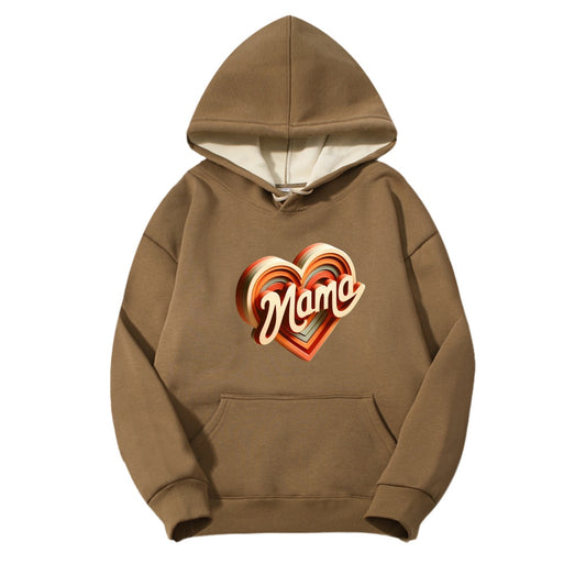 Sudadera tipo Hoodie Corazón de Mamá