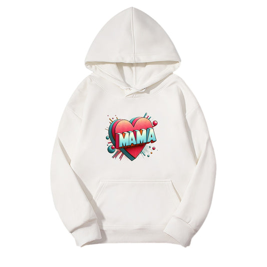 Sudadera tipo Hoodie Corazón de Mamá