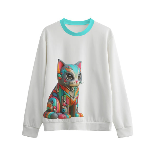 Sudadera Unisex Cuello Redondo Gatos