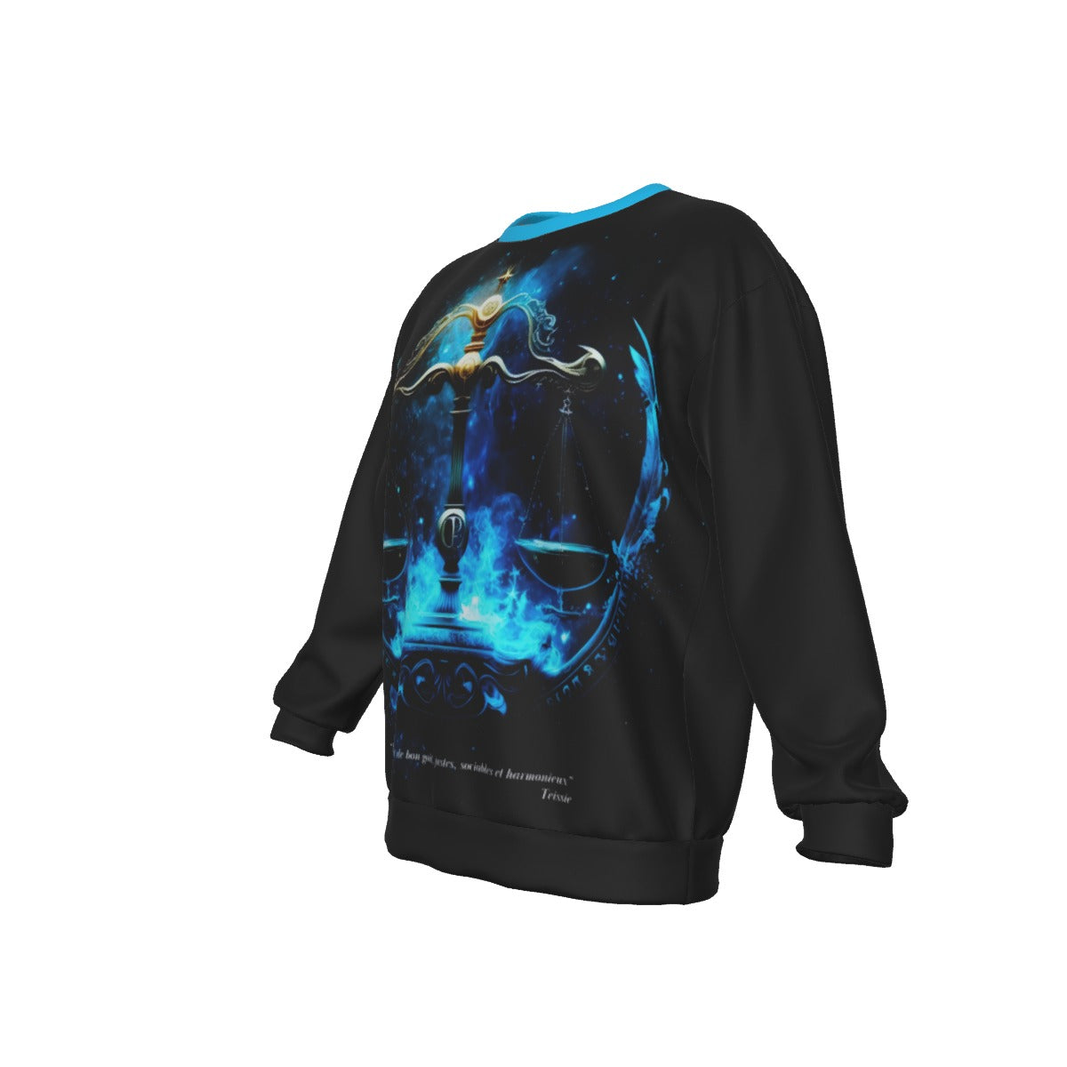 Sudadera Unisex Cuello Redondo Zodiaco Libra