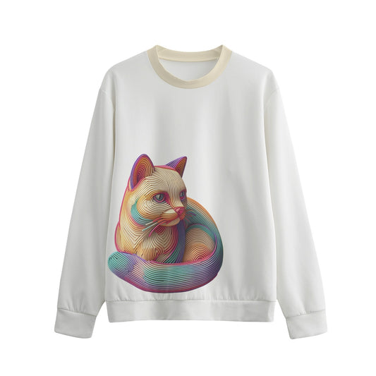 Sudadera Unisex Cuello Redondo Gatos