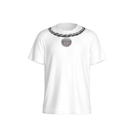 Playera de Cuello Redondo Medallon Cadenas