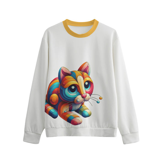 Sudadera Unisex Cuello Redondo Gatos