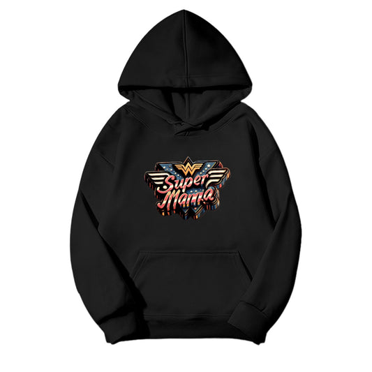 Sudadera tipo Hoodie Super Mamá