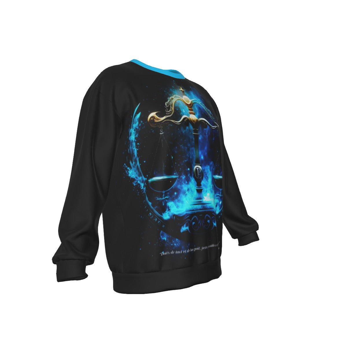 Sudadera Unisex Cuello Redondo Zodiaco Libra