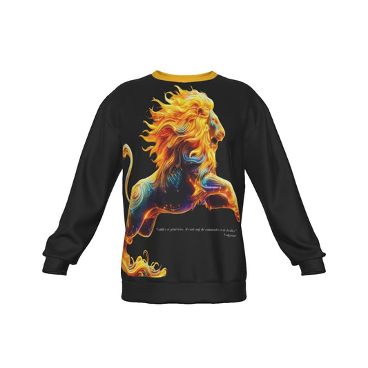 Sudadera Unisex Cuello Redondo Zodiaco Leo