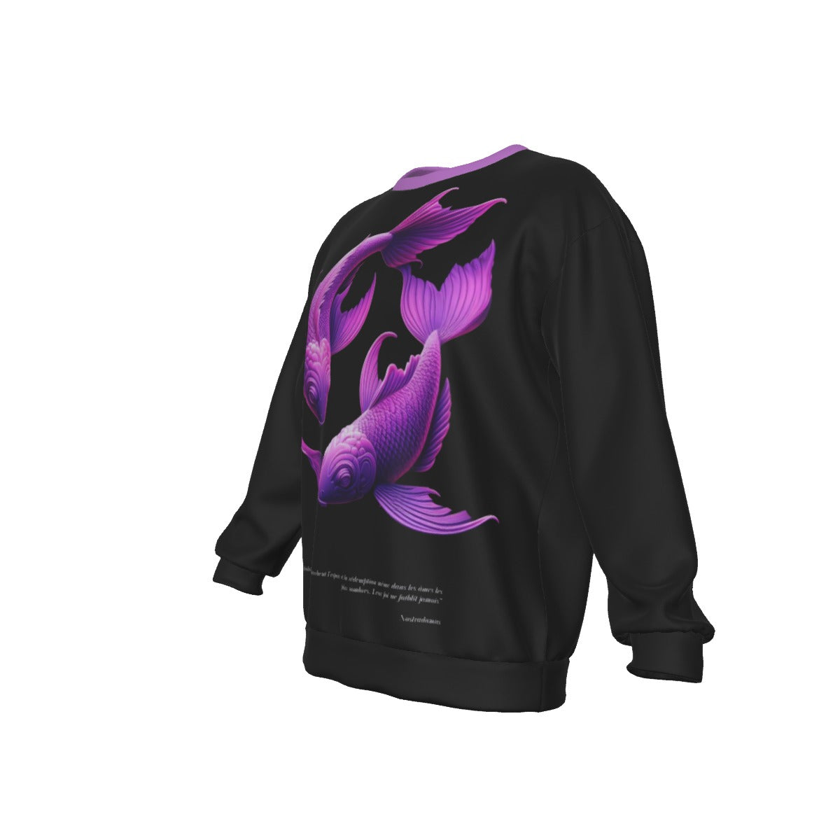 Sudadera Unisex Cuello Redondo Zodiaco Piscis