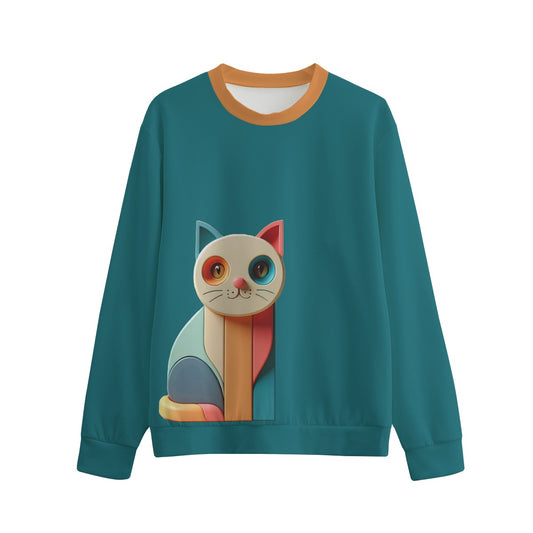 Sudadera Unisex Cuello Redondo Gatos