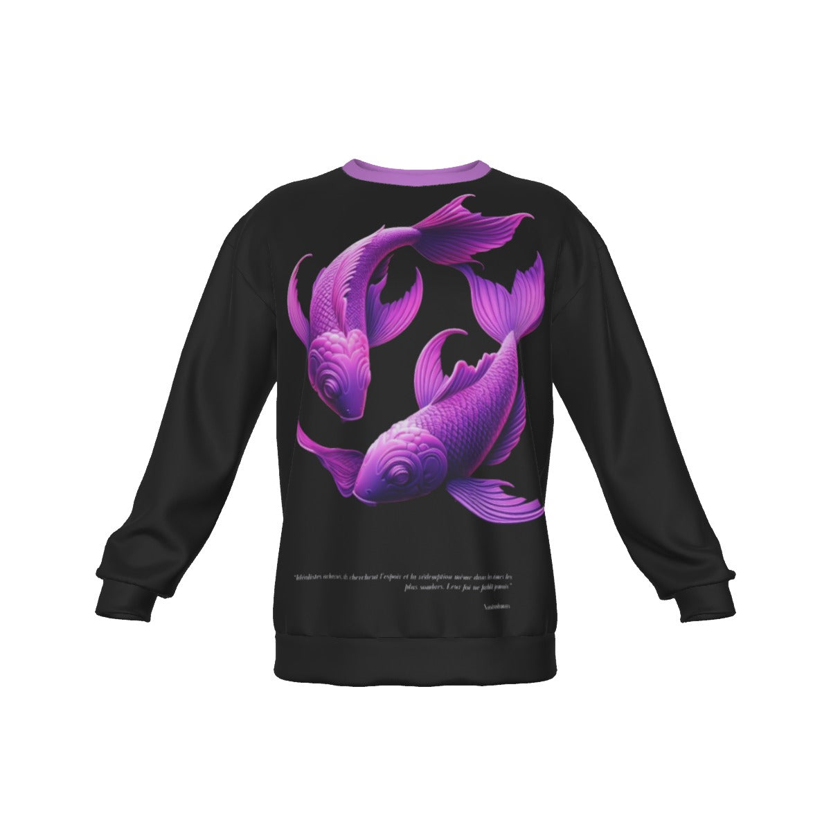 Sudadera Unisex Cuello Redondo Zodiaco Piscis