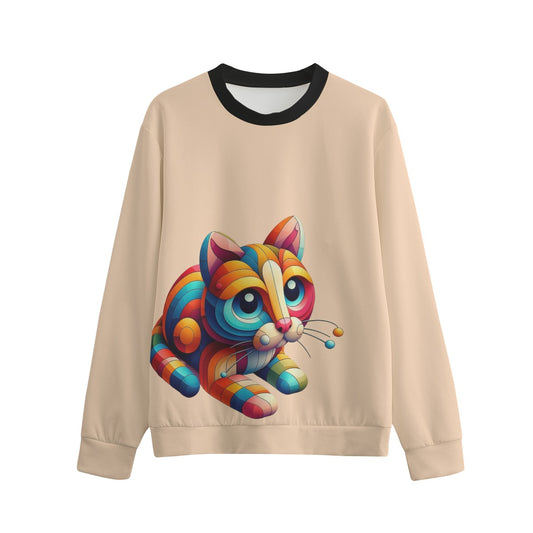 Sudadera Unisex Cuello Redondo Gatos