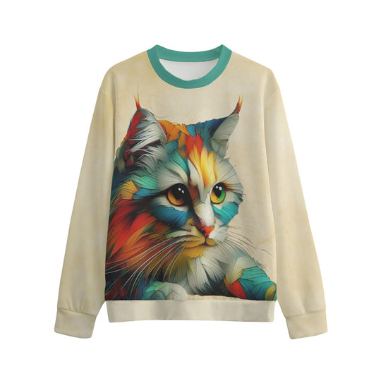 Sudadera Unisex Cuello Redondo Gatos