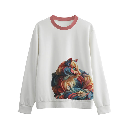 Sudadera Unisex Cuello Redondo Gatos