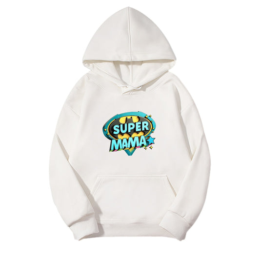 Sudadera tipo Hoodie Super Mamá