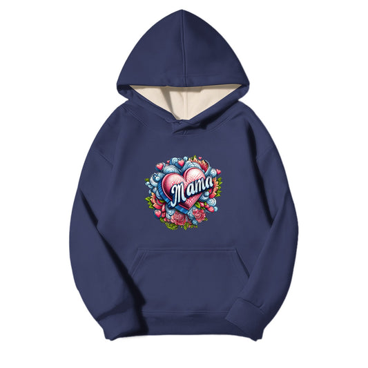 Sudadera tipo Hoodie Corazón de Mamá