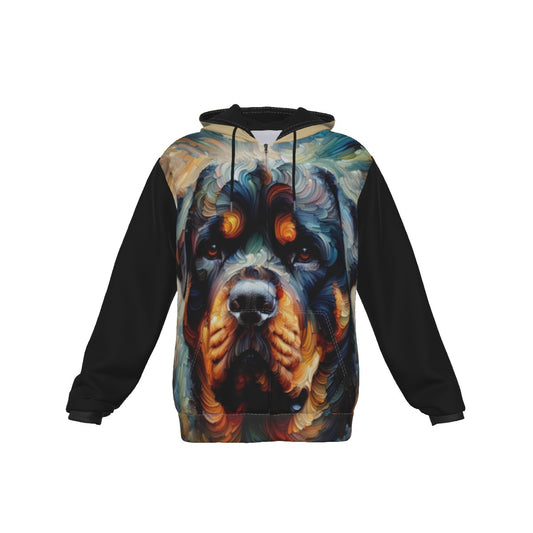 Chamarra tipo Hoodie Perros