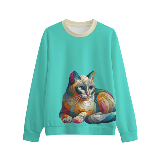 Sudadera Unisex Cuello Redondo Gatos