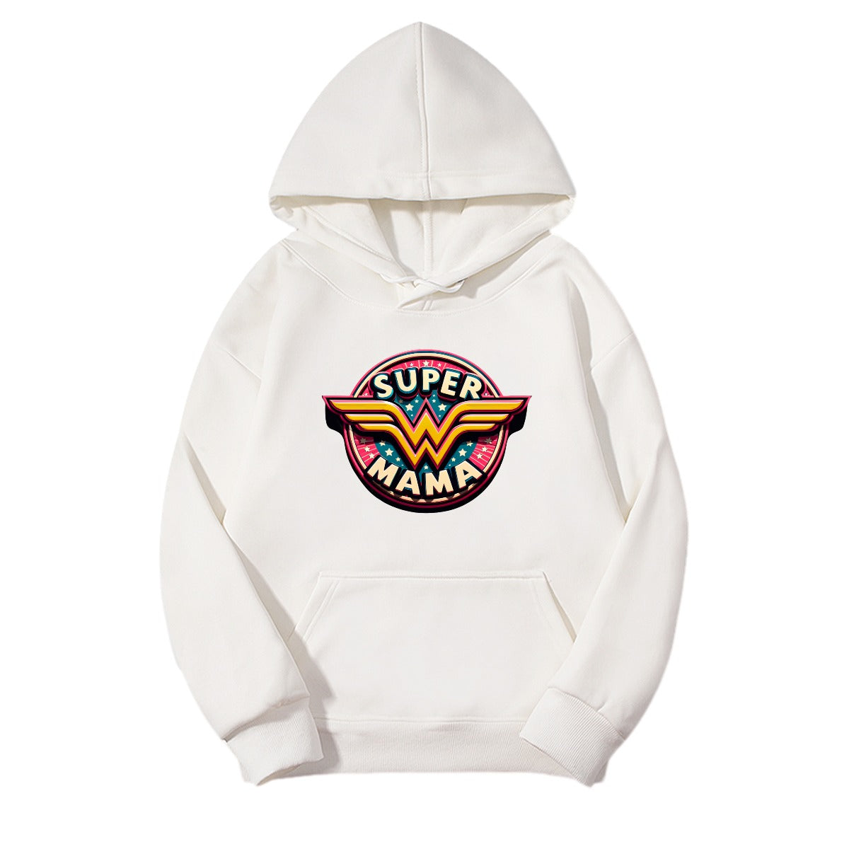 Sudadera tipo Hoodie Super Mamá