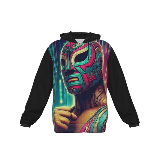 Chamarra tipo Hoodie Luchadores