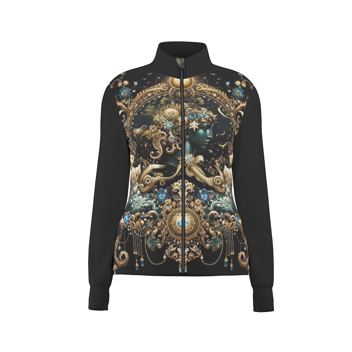 Virgo Zodiac Round Neck Jacket