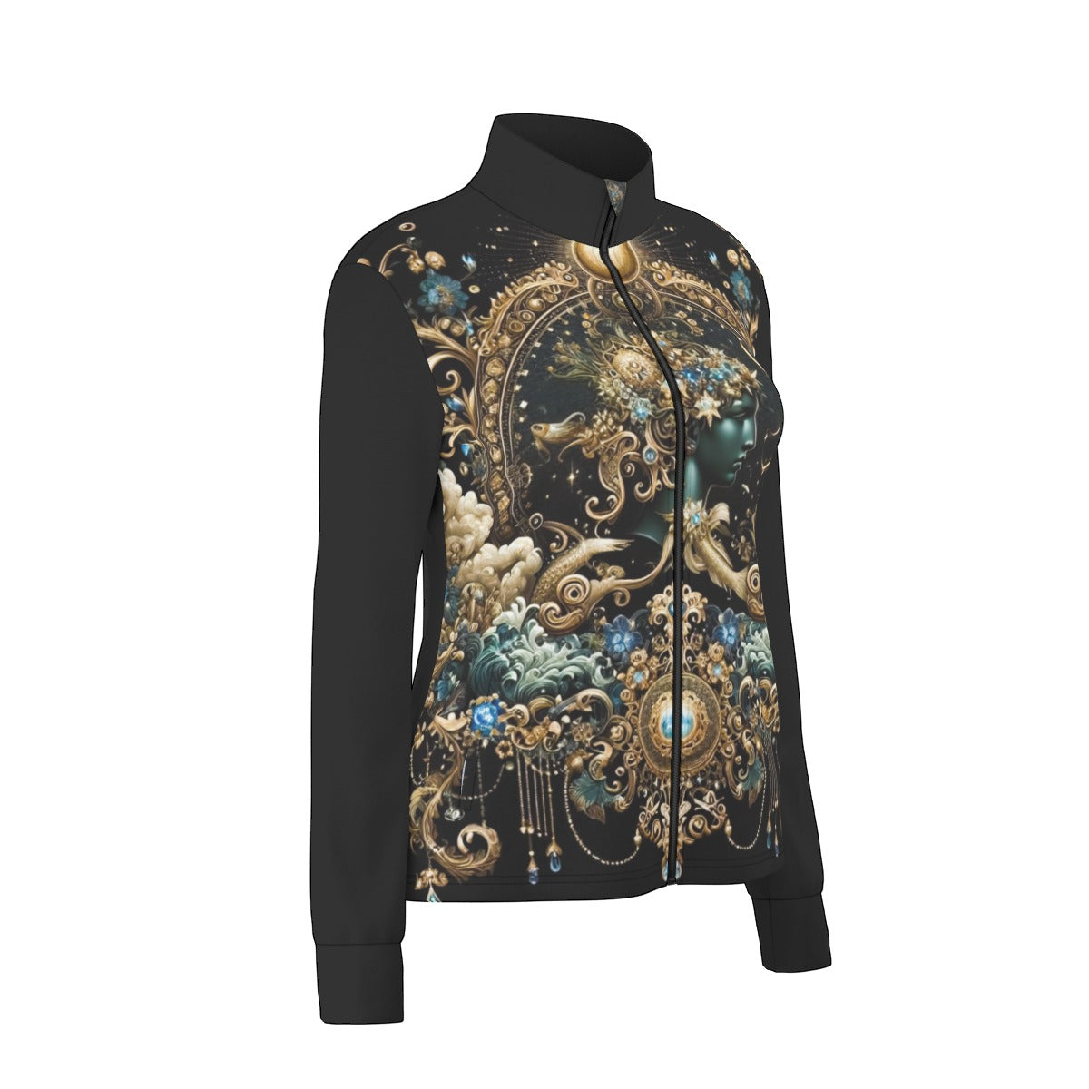 Virgo Zodiac Round Neck Jacket