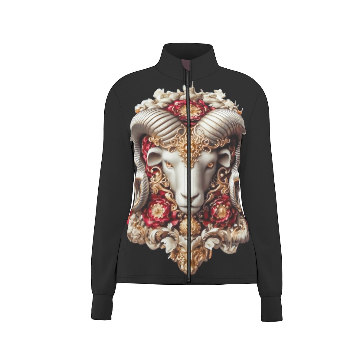 Aries Zodiac Round Neck Jacket