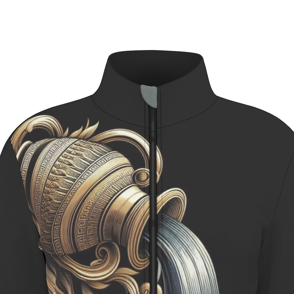 Aquarius Zodiac Round Neck Jacket