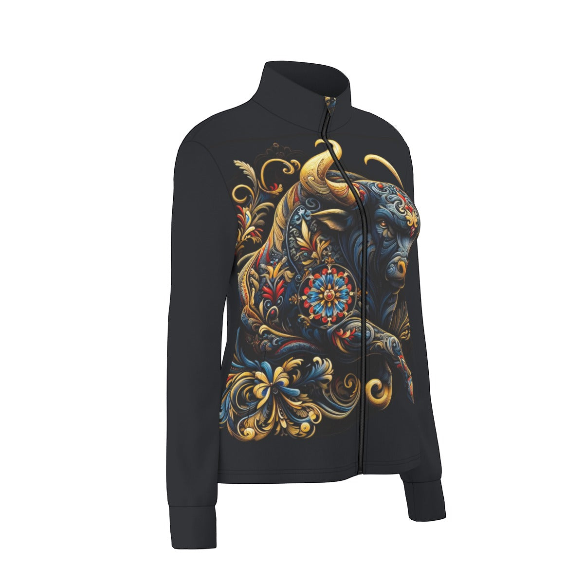 Taurus Zodiac Round Neck Jacket